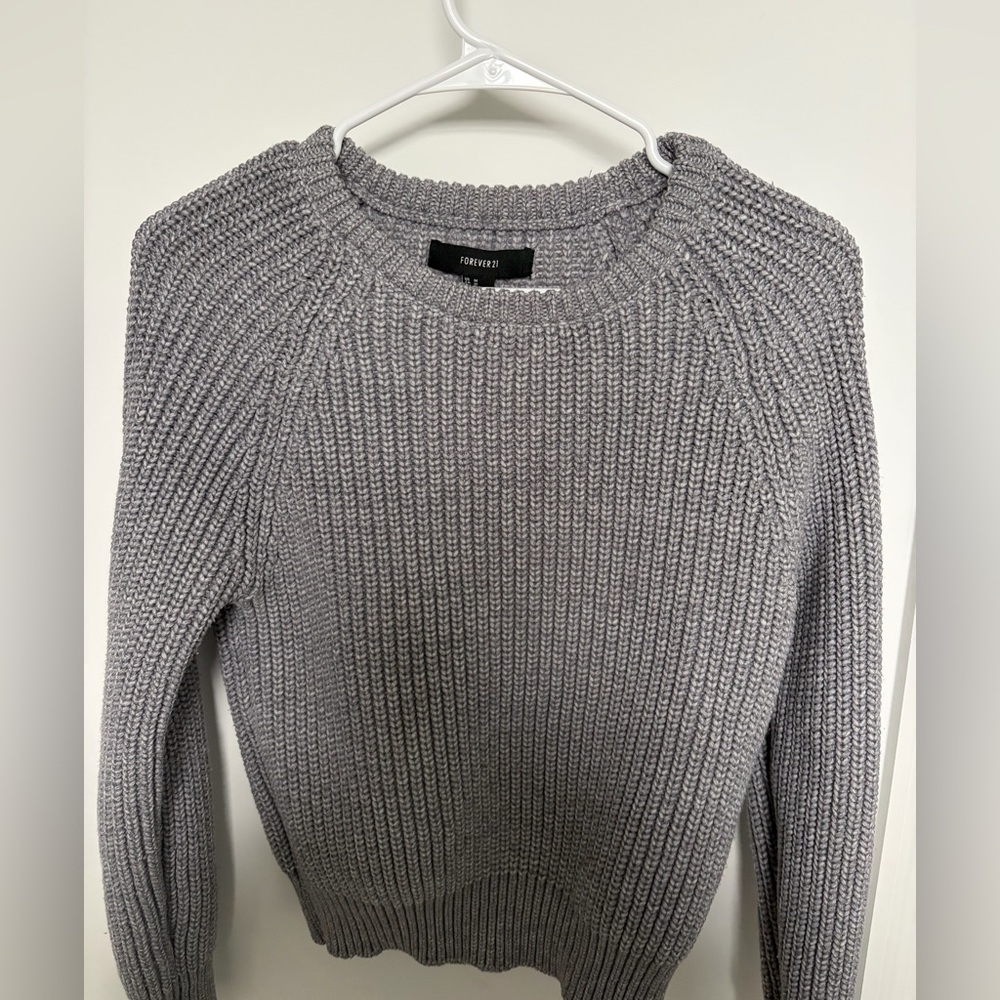 Forever 21 Charcoal Knit Women's Sweater